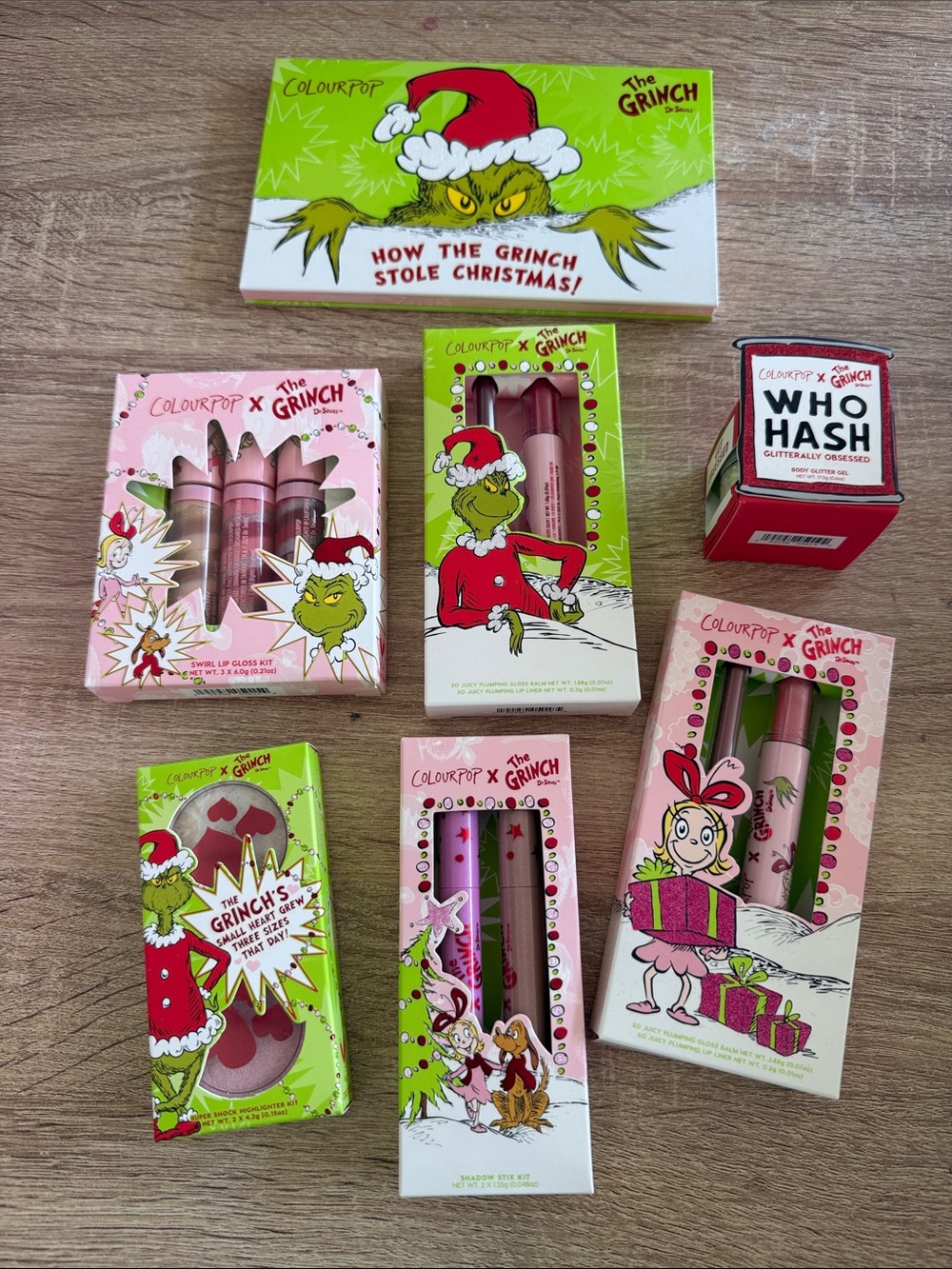 ColourPop x The Grinch Holiday Set
